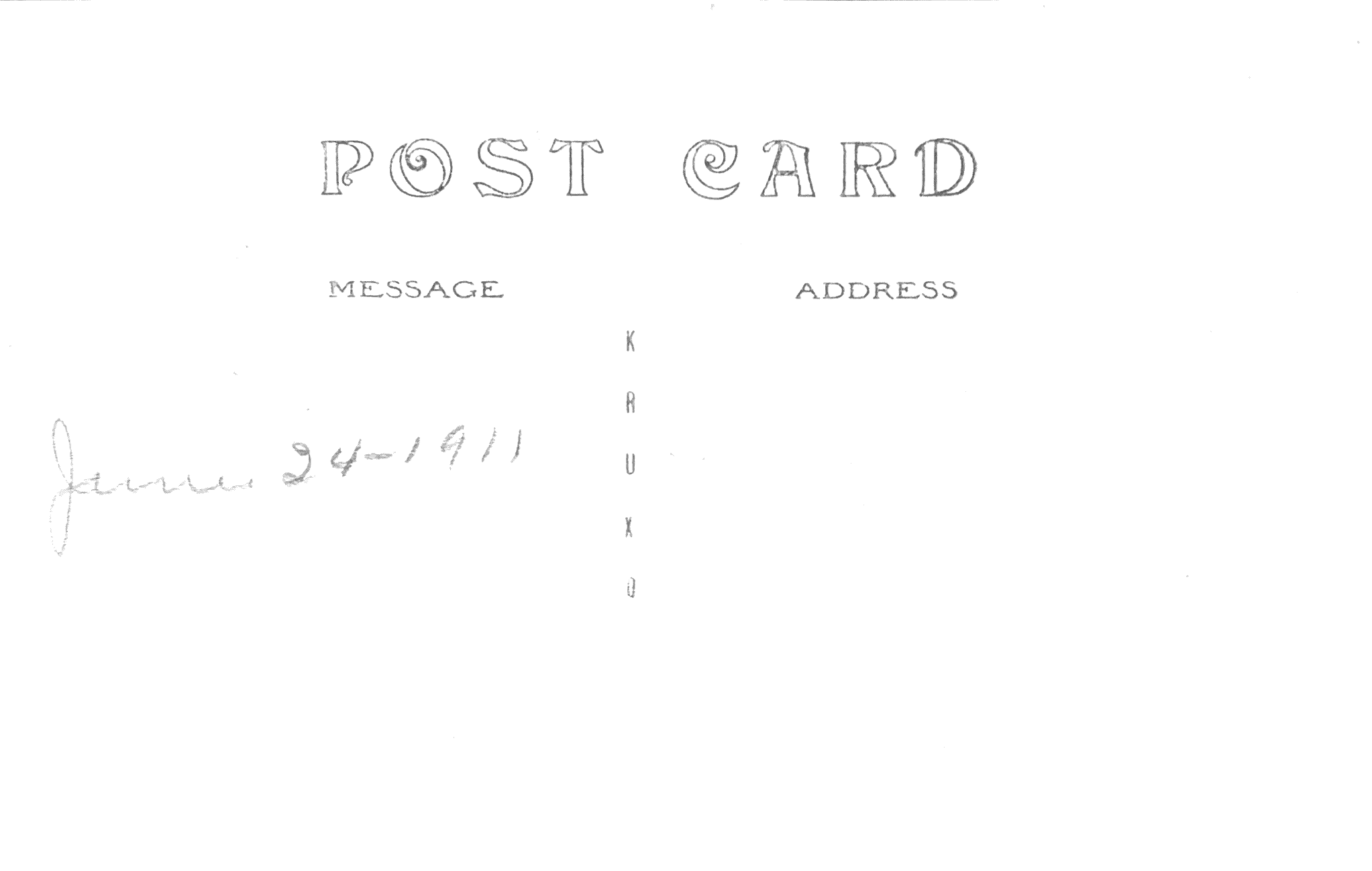 Fairfax Postcard