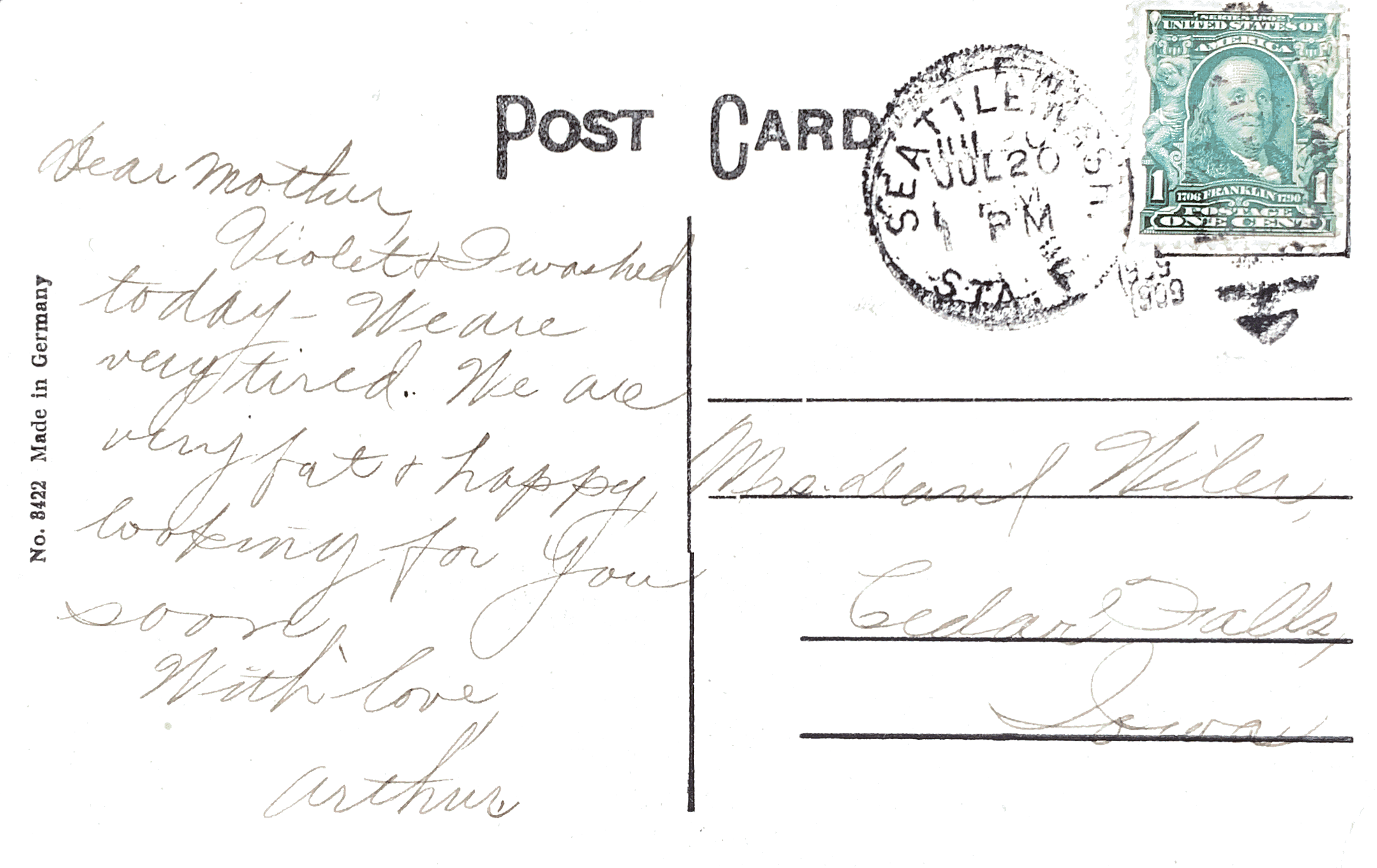 Huntington Postcard