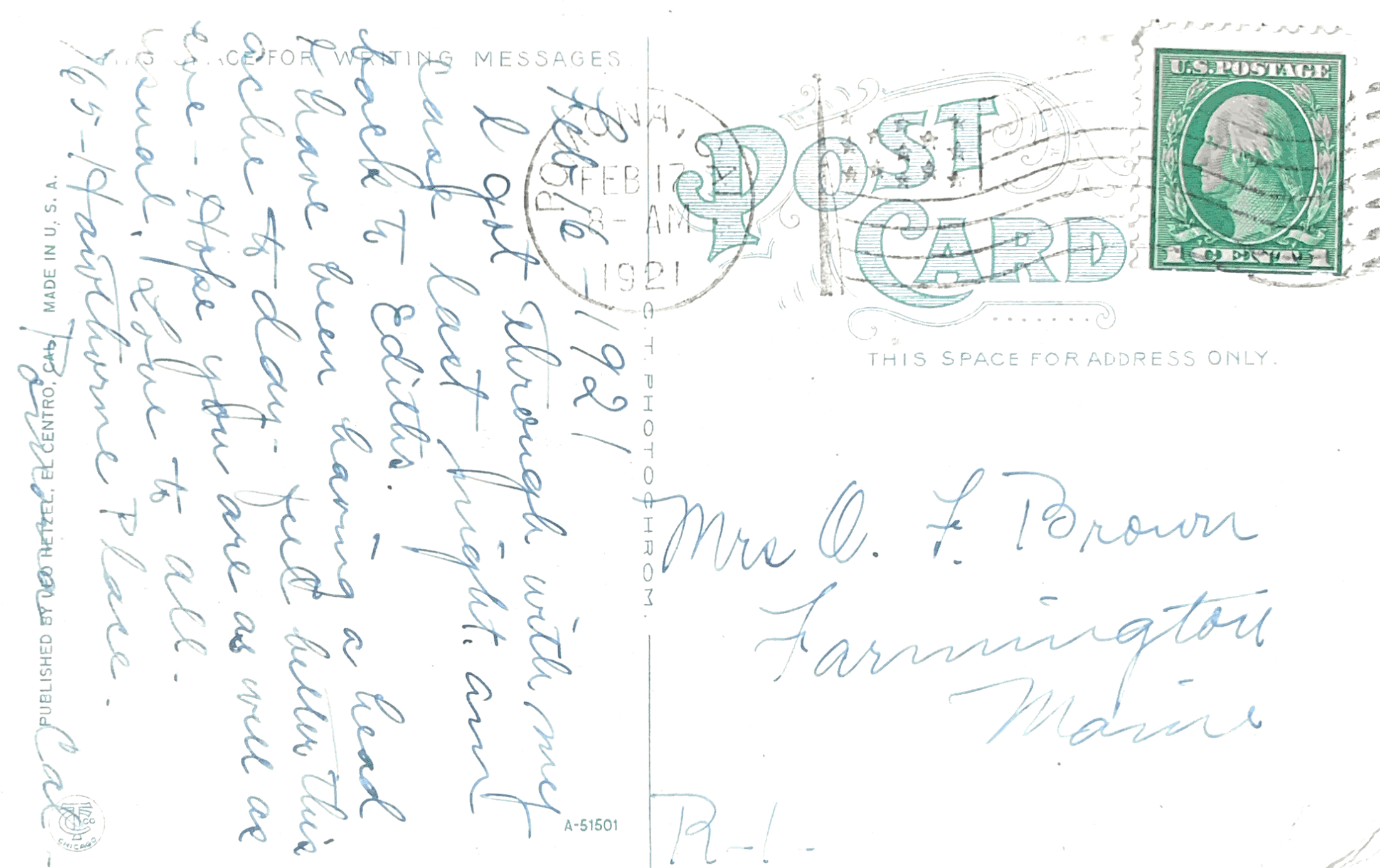Imperial Valley Postcard