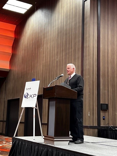 Jesse Richardson presenting