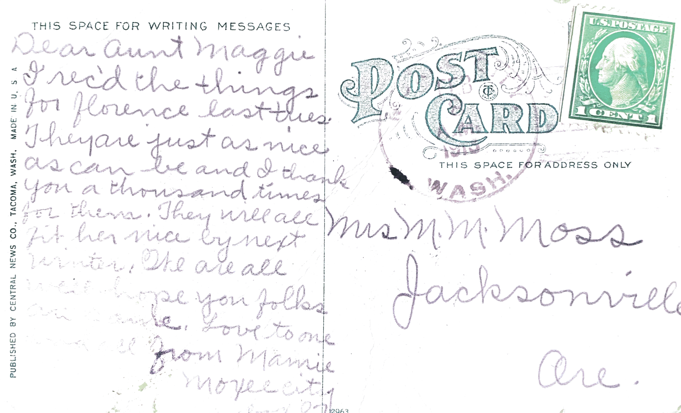 Tacoma Postcard