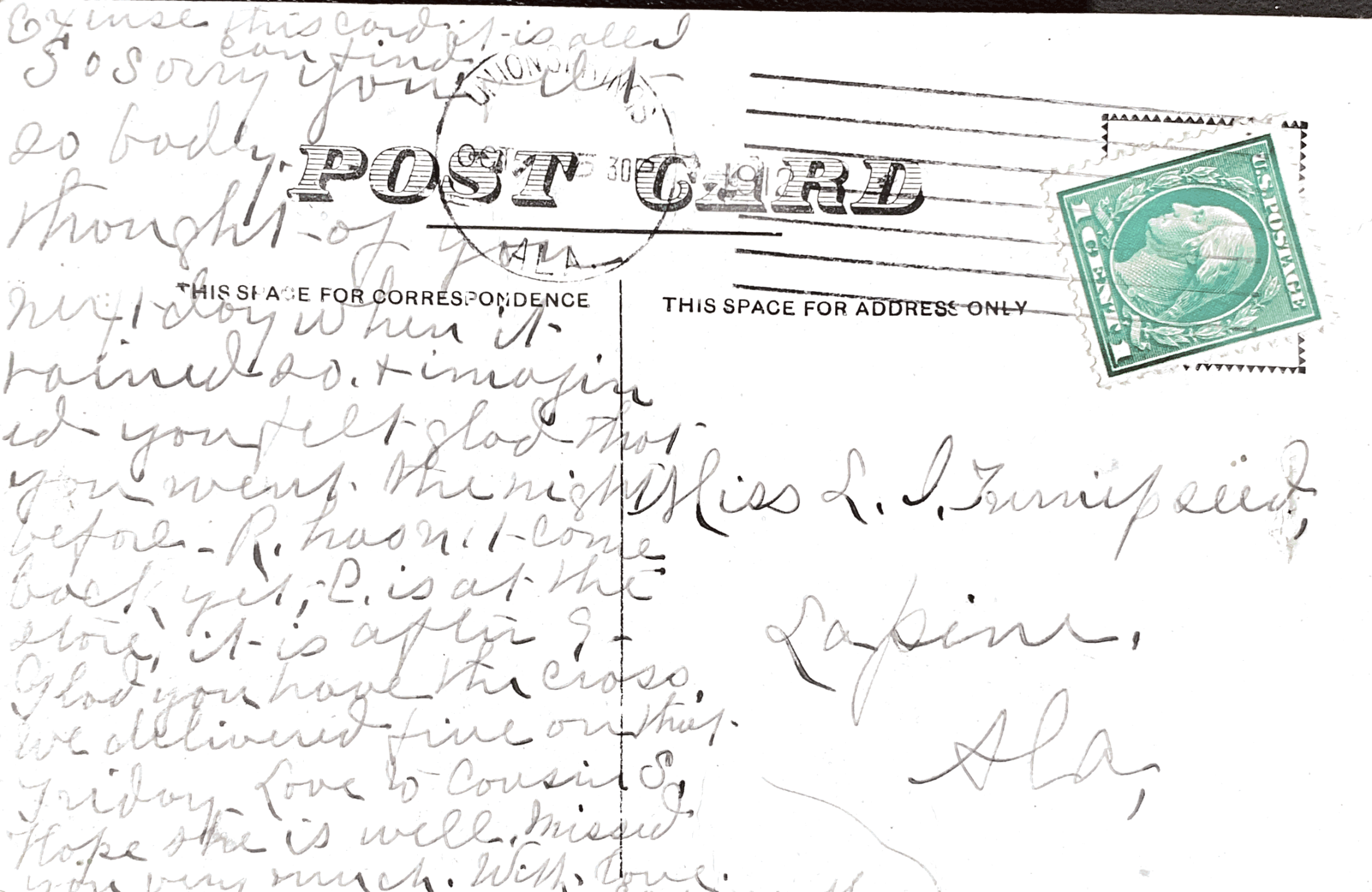 Union Springs Postcard